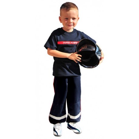 PANTALON TRELLIS SUPER POMPIER ENFANT