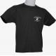 T-SHIRT SPORT Noir logo POMPIERS