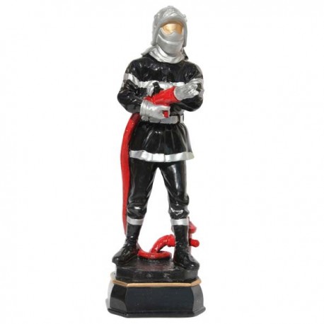 STATUETTE POMPIER DEBOUT 45 CM