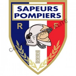 AUTOCOLLANT SAPEURS-POMPIERS