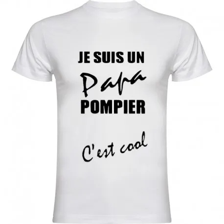t-shirt-papa-cool-pompiers