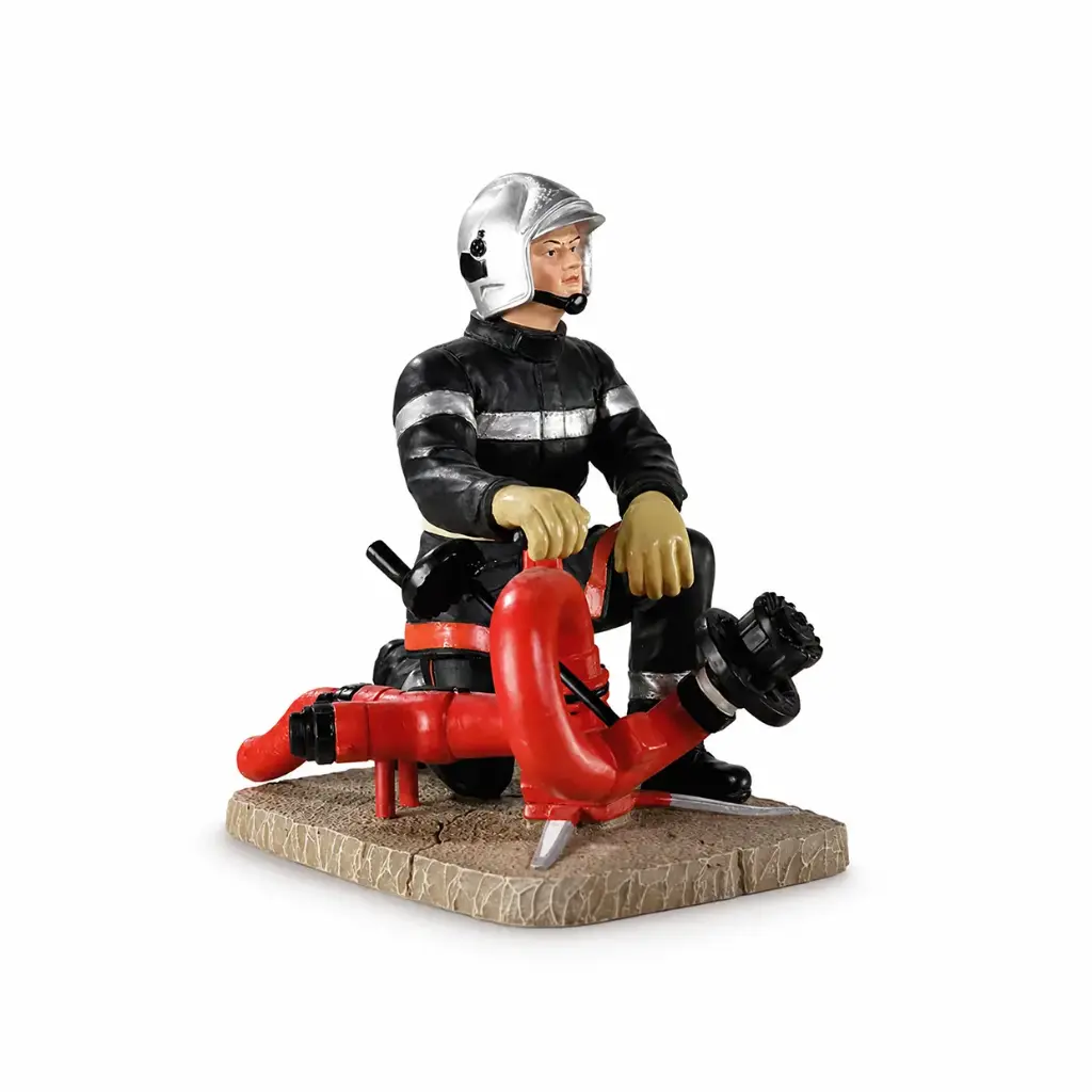 Statuette Sapeur-Pompier avec canon Vector