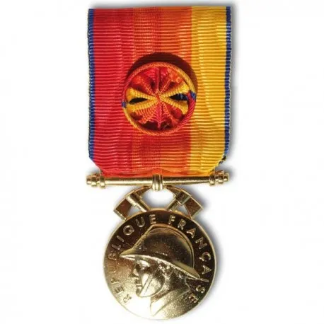 Medaille service exceptionnel vermeil