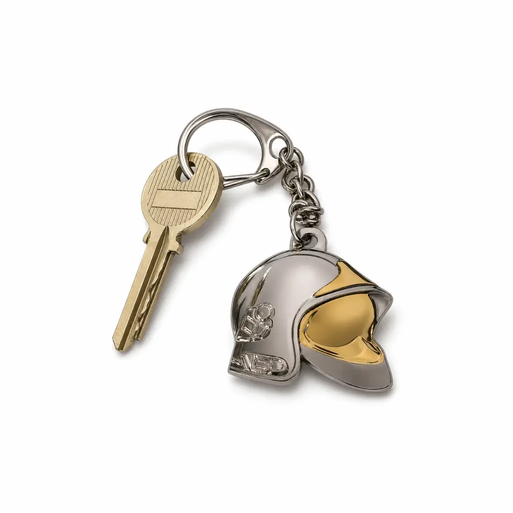 Porte-clés Casque F1 2D