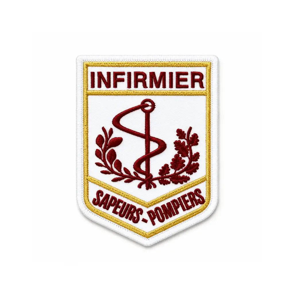 Écusson Infirmier Sapeurs-Pompiers brodé