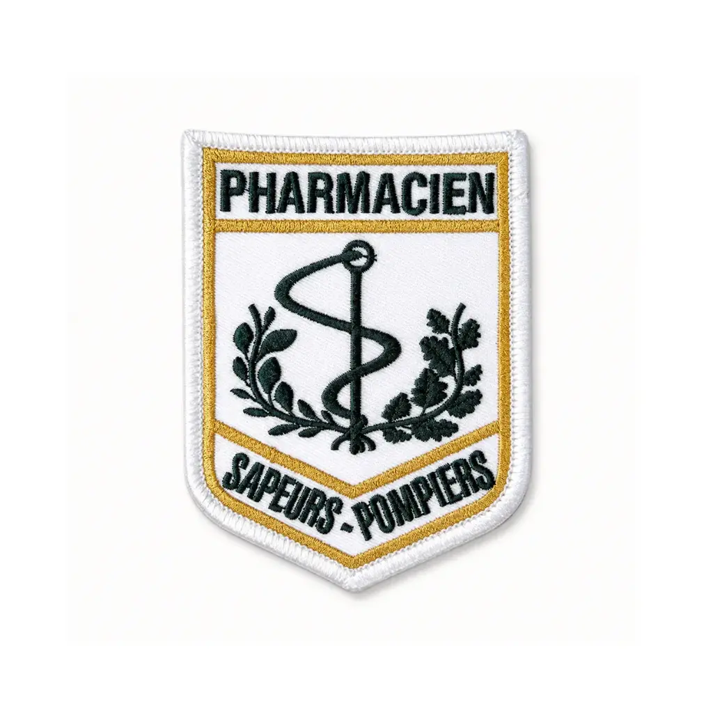 Écusson Pharmacien Sapeurs-Pompiers brodé