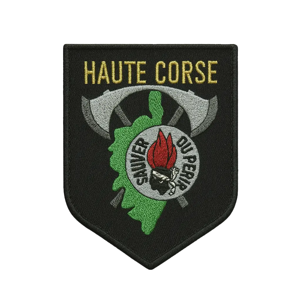 Écusson Haute Corse brodé