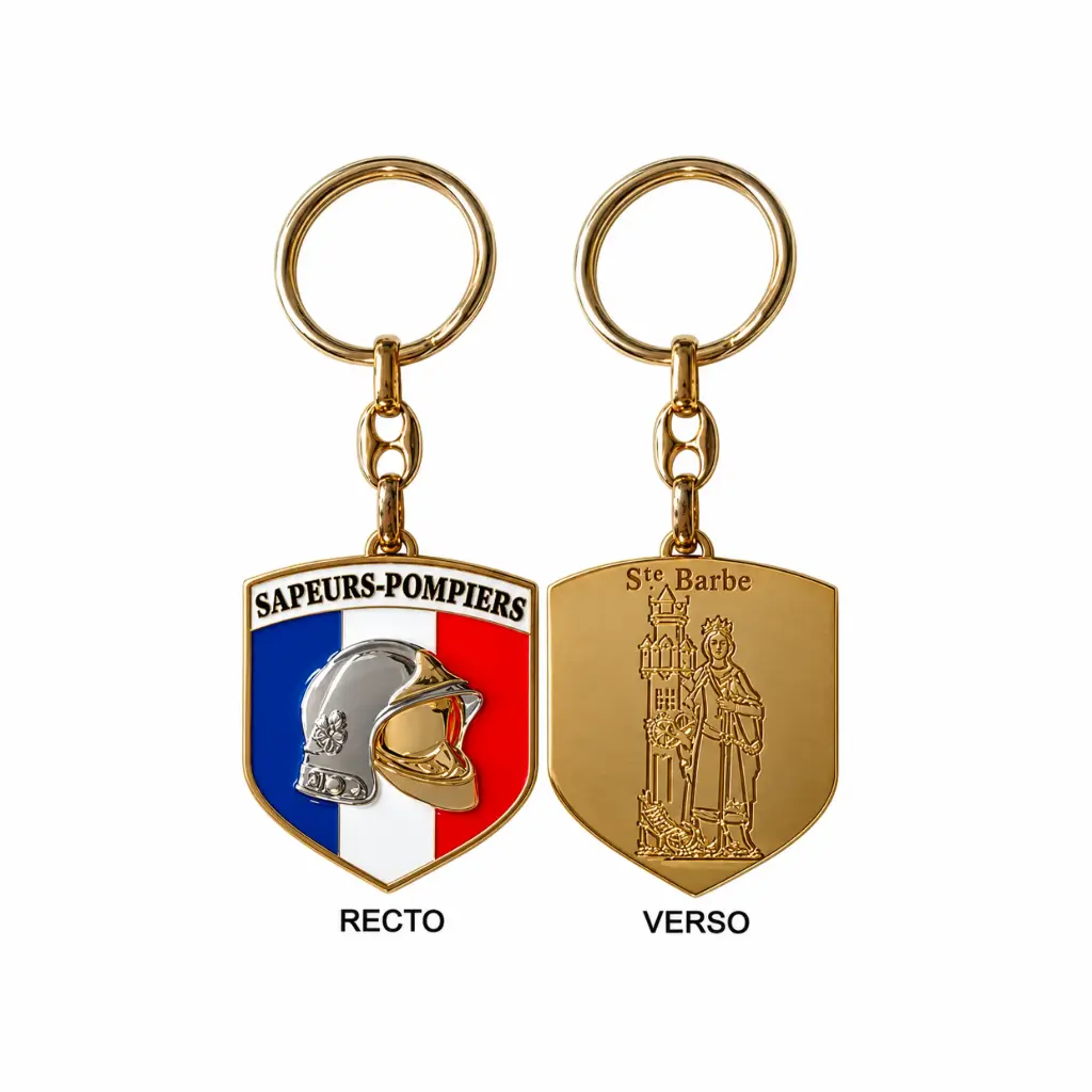 Porte-clés verso Sainte-barbe