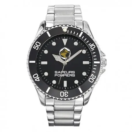 Montre pompiers metal freeze