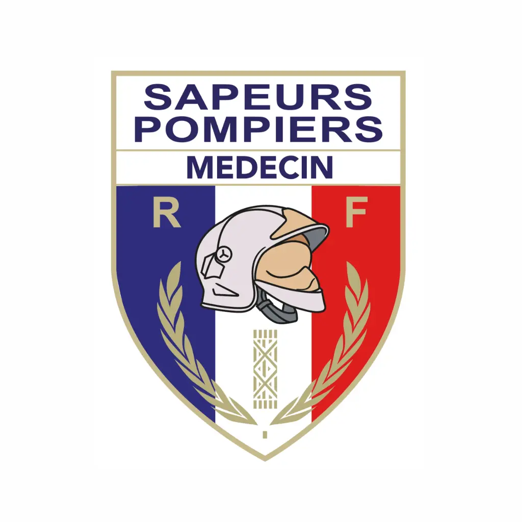 Autocollant Sapeurs-Pompiers Médecin
