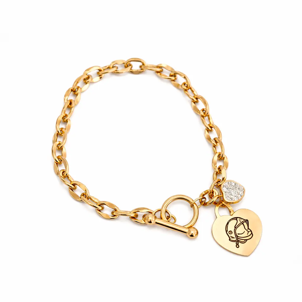 Bracelet femme plaqué or rose 