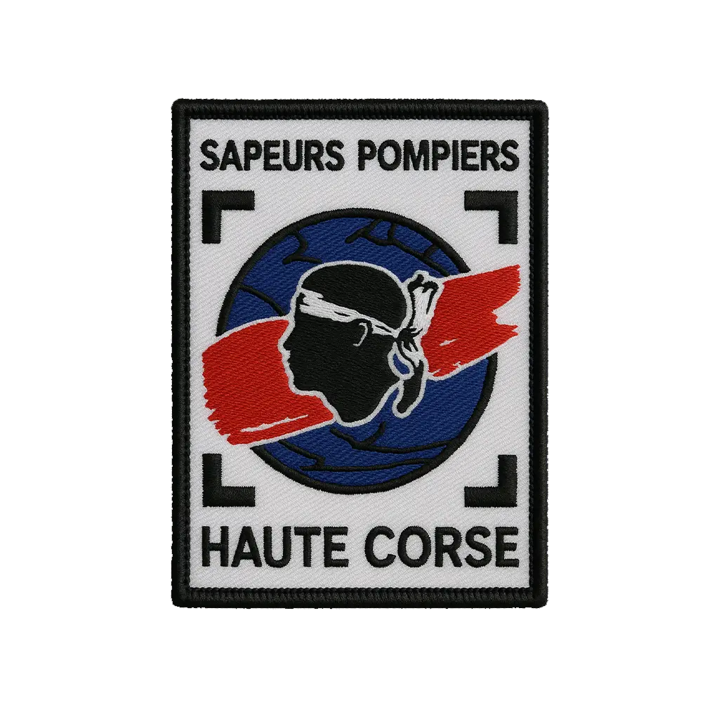 Écusson Sapeurs-Pompiers Haute Corse brodé