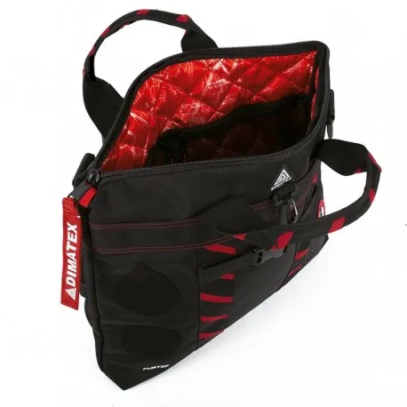 Saccoche furtif ng noir/rouge dimatex