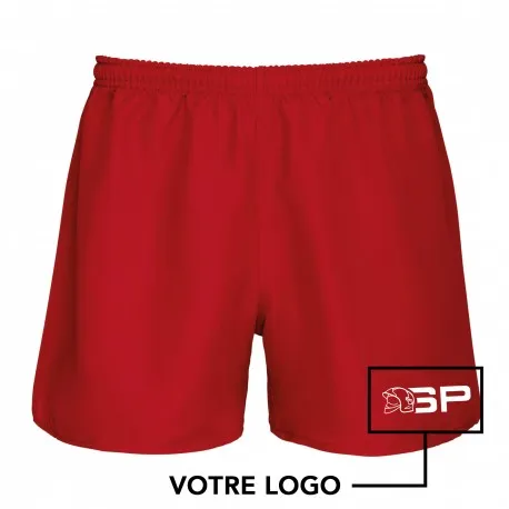 Short Sapeurs-Sauveteur personnalisé