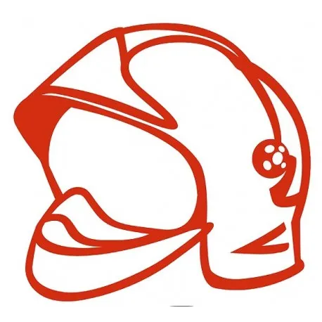 Sticker casque fi vehicule