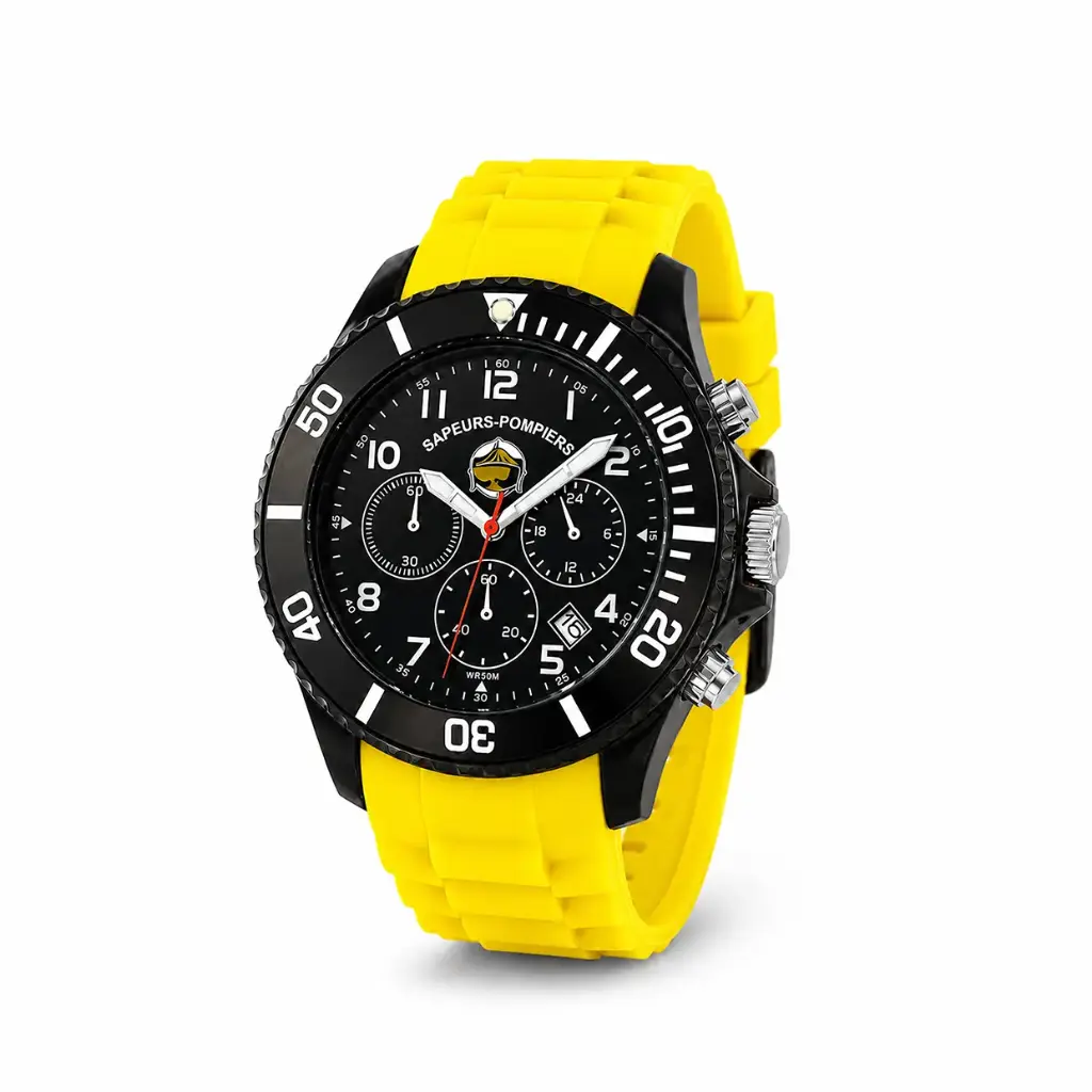 Montre pompiers chrono freeze