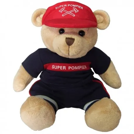 60 oursons   peluche SUPER POMPIER®