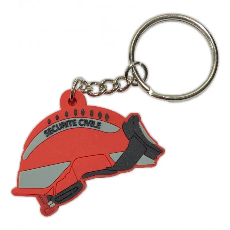 Porte-clés Casque Sécurité Civile