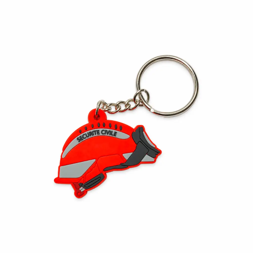 Porte-clés Casque Sécurité Civile