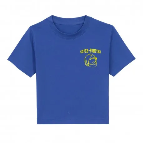 T-shirt SUPER POMPIER® bleu