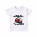 T-shirt Camion "Poussez vous V'la la r'lève"