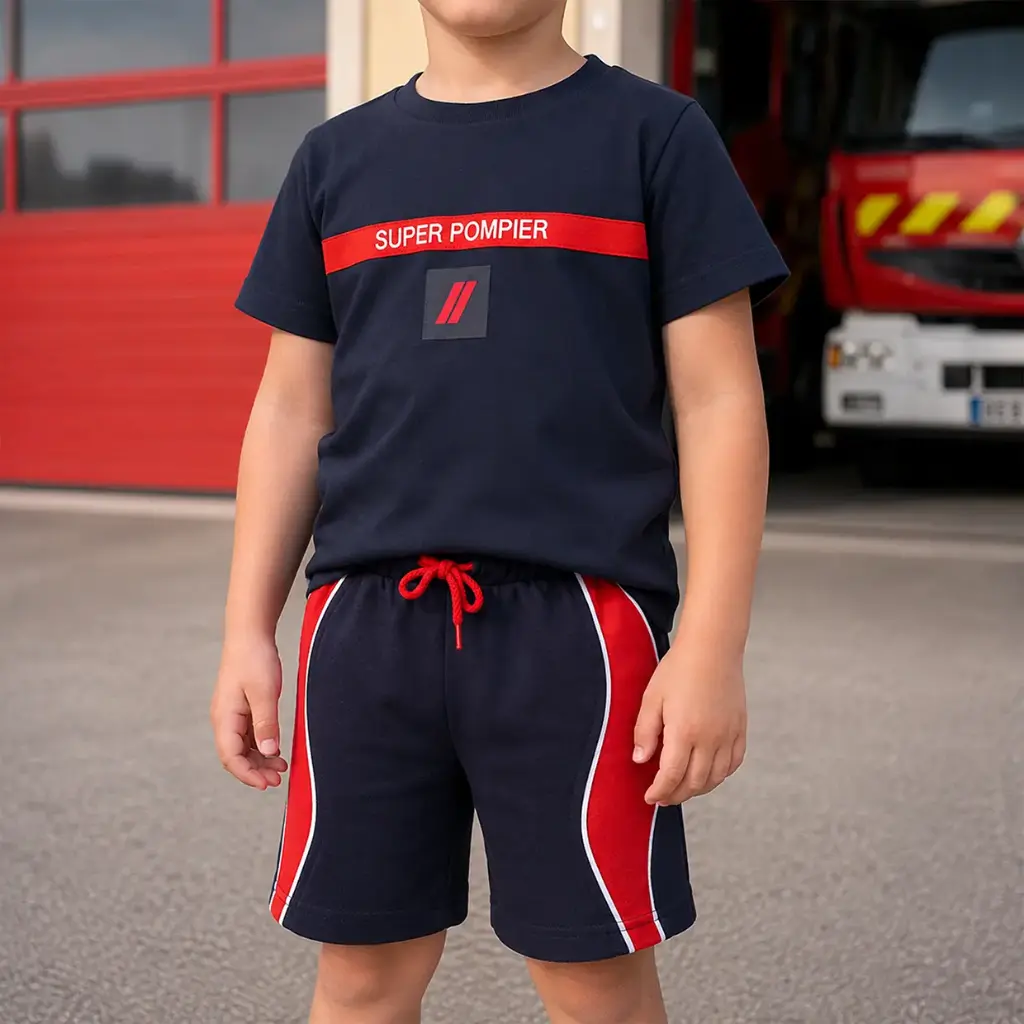 Ensemble T-shirt + Short SUPER POMPIER®