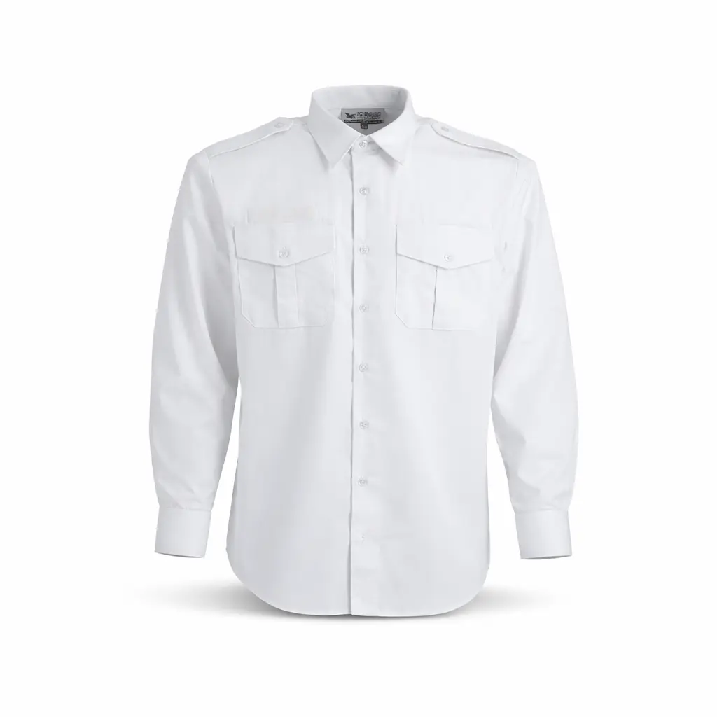 Chemise homme manches longues 2 velcros