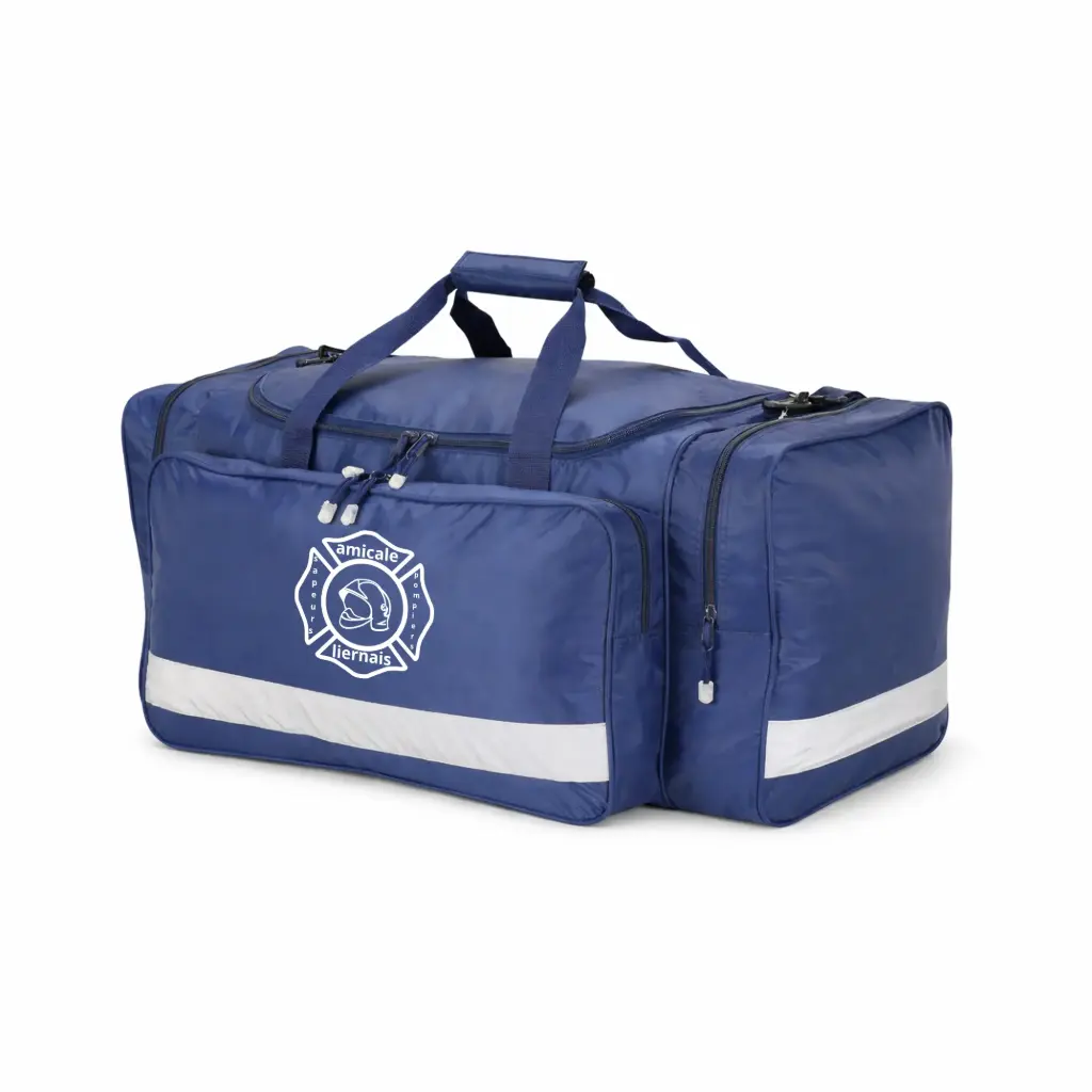 Sac paquetage avec bandes réfléchissantes personnalisé