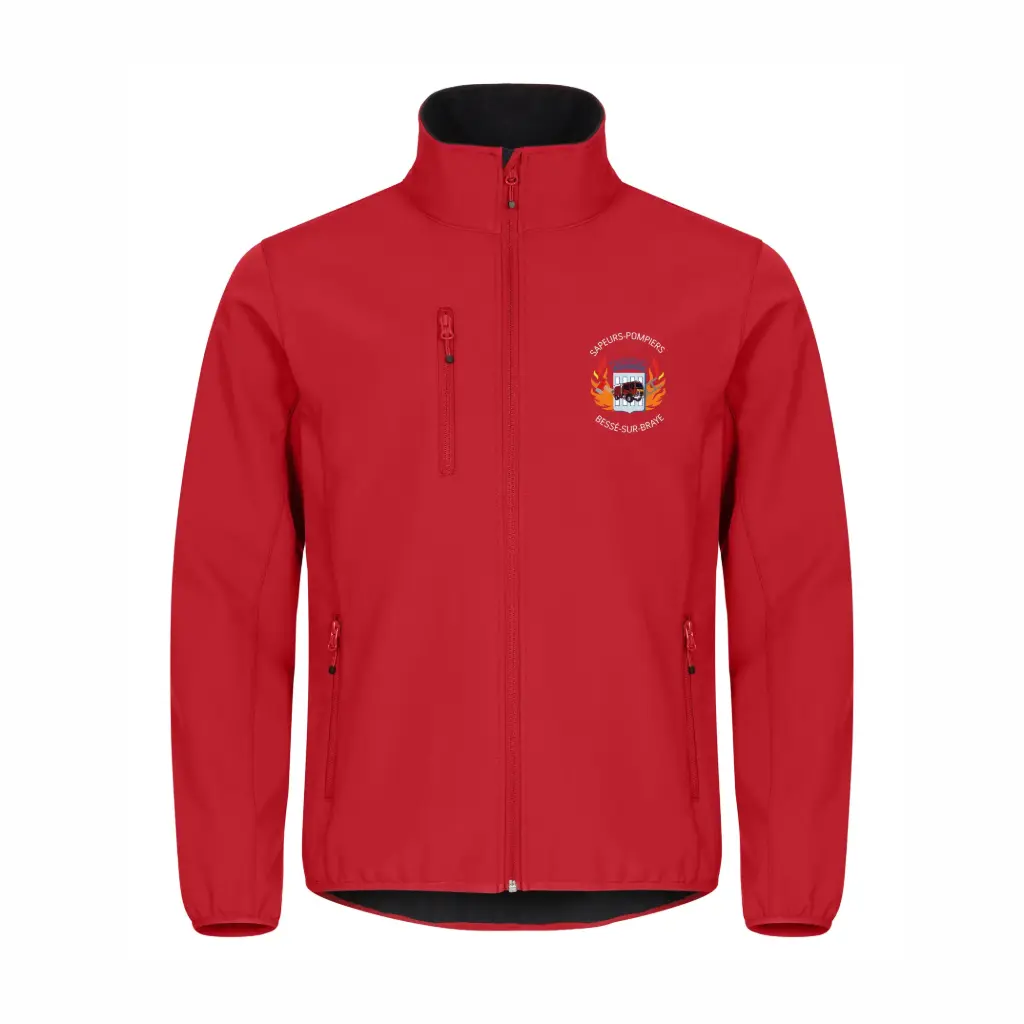 Veste Softshell Sapeurs-Pompiers personnalisée