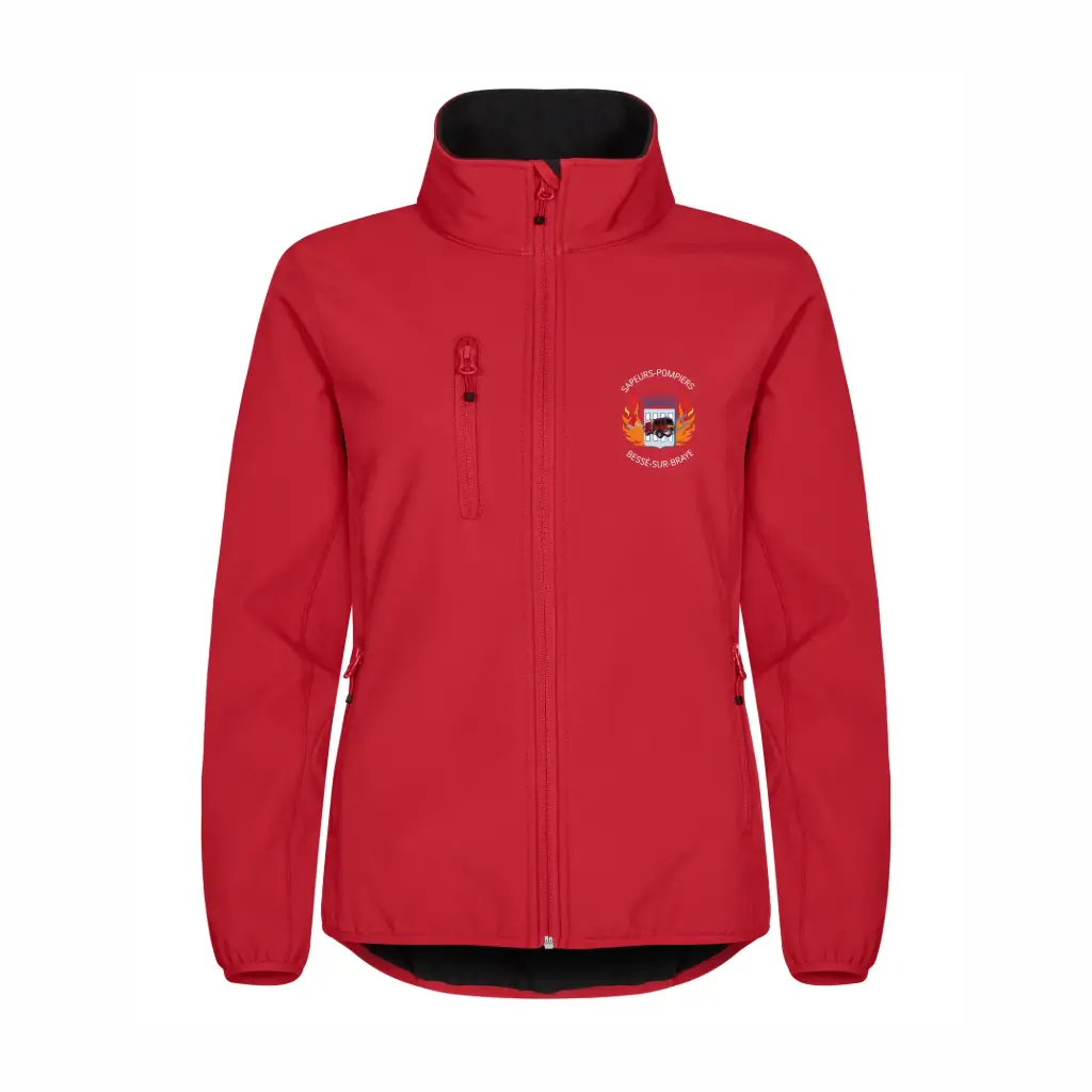 Veste Softshell Femme Sapeurs-Pompiers personnalisée