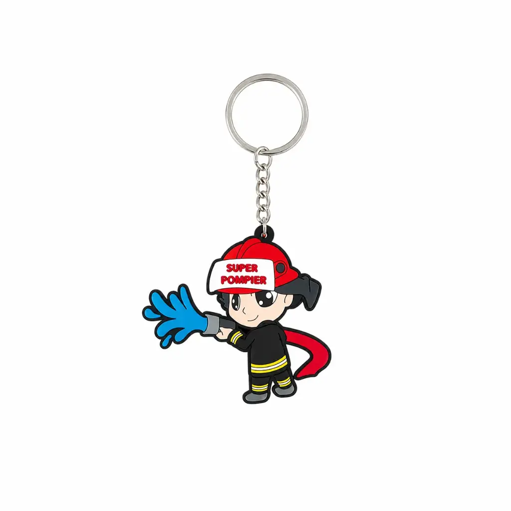 Lot de 25 Porte-clés SUPER POMPIER®