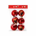 Lot de 6 Boules de Noël SUPER POMPIER®