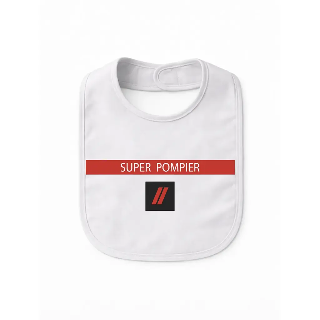 Bavoir SUPER POMPIER® avec flocage