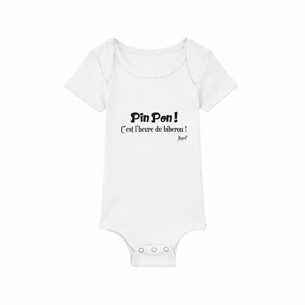 Body "Pin Pon ! C'est l'heure du biberon !"