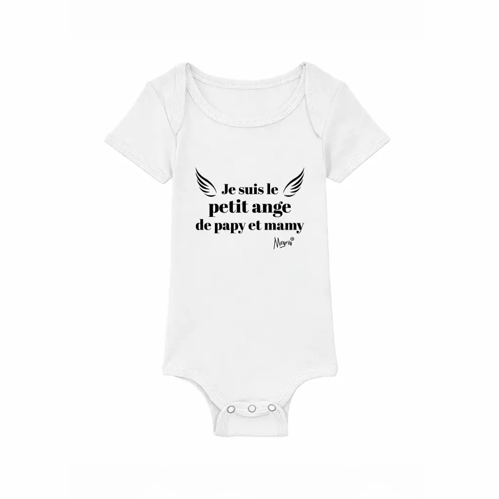 Body "Je suis le petit ange de papy et mamy"