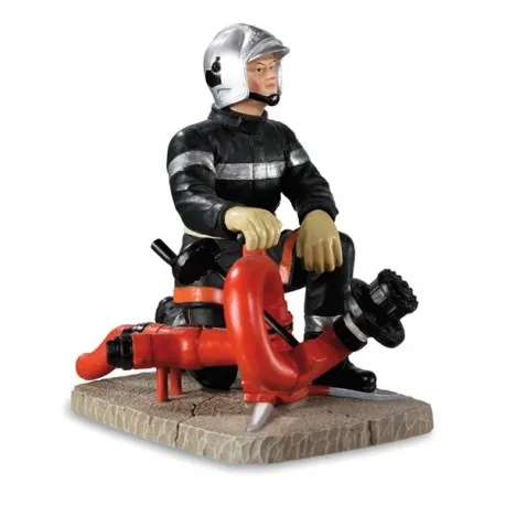 [POM059] Statuette Sapeur-Pompier avec canon Vector