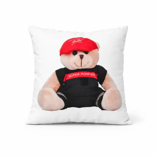 [COUSUP] Coussin nounours SUPER POMPIER®