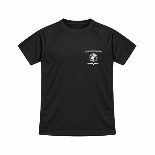 [TSPORT2] T-shirt de sport logo Pompier