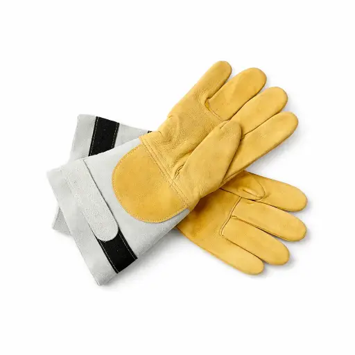 [GTJSP3] Gants cuir hydrofuge avec manchette