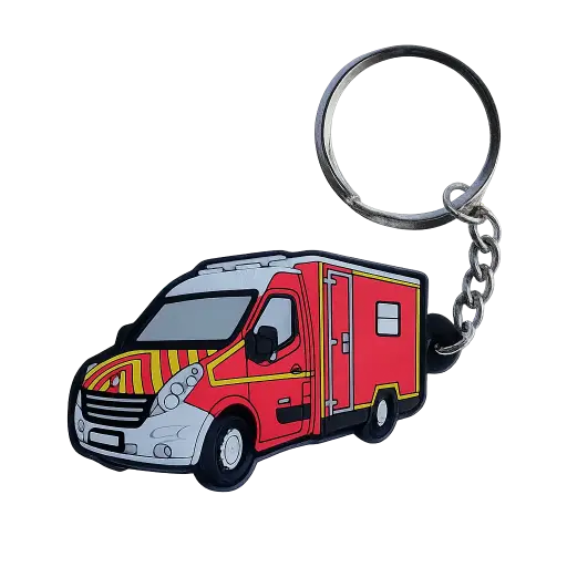 [CLVSAV] Porte-clés camion VSAV
