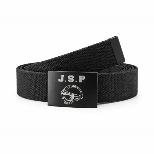 [MA33882] Ceinture sangle Jeunes Sapeurs-Pompiers noire
