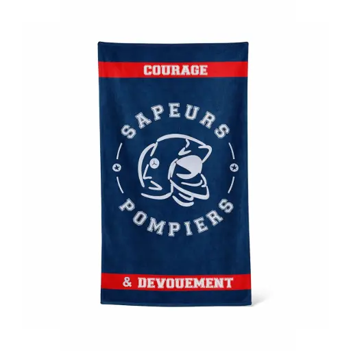 [JQ18] Serviette de toilette Sapeurs-Pompiers