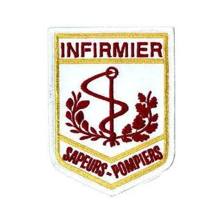 [ECINF] Écusson Infirmier Sapeurs-Pompiers brodé