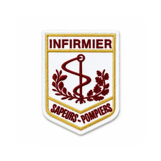 [ECINF] Écusson Infirmier Sapeurs-Pompiers brodé