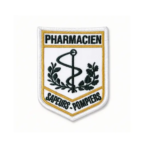 [ECPH] Écusson Pharmacien Sapeurs-Pompiers brodé