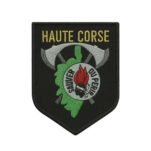 [ECUCORSE] Écusson Haute Corse brodé