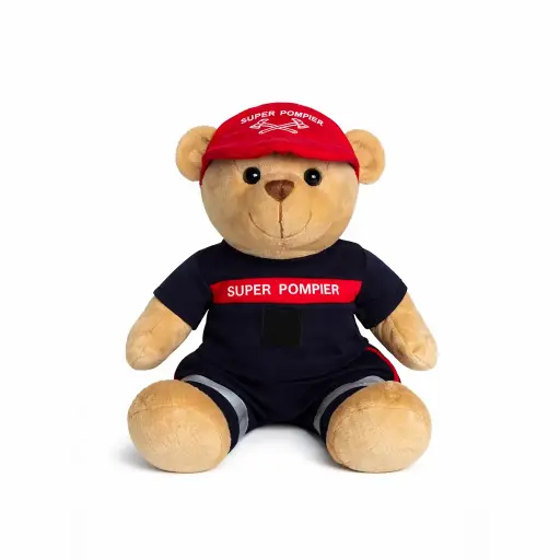 [NSUP] Nounours en peluche SUPER POMPIER®