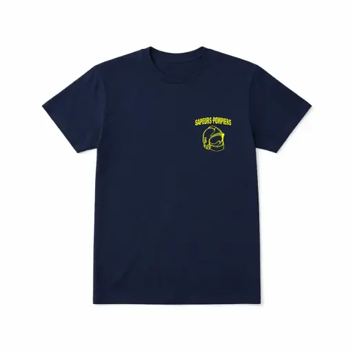 [TFLUO] T-shirt Sapeurs-Pompiers fluo