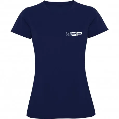 [TFSSP] T-shirt femme sport bleu marine logo SP