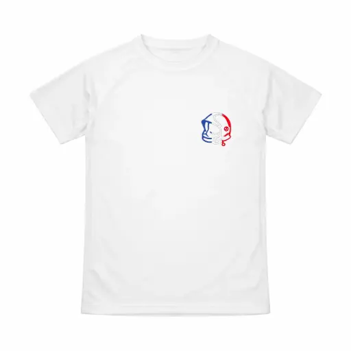 [TBBR] T-shirt sport Casque Bleu Blanc Rouge